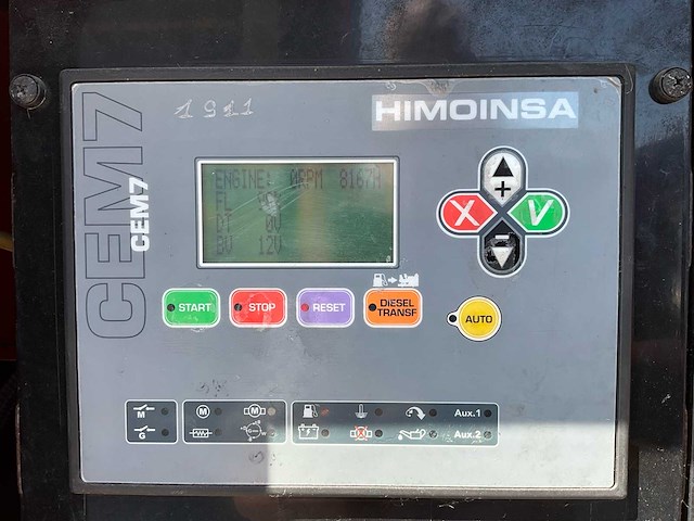 2011 himoinsa hyw 20 stroomgenerator 20kva- geluidgedempt - diesel - afbeelding 4 van  20