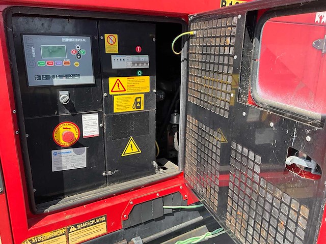 2011 himoinsa hyw 20 stroomgenerator 20kva- geluidgedempt - diesel - afbeelding 3 van  19
