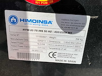 2011 himoinsa hyw 20 stroomgenerator 20kva- geluidgedempt - diesel - afbeelding 5 van  19