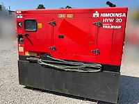 2011 himoinsa hyw 20 stroomgenerator 20kva- geluidgedempt - diesel - afbeelding 1 van  19