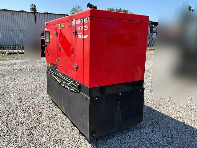 2011 himoinsa hyw 20 stroomgenerator 20kva- geluidgedempt - diesel - afbeelding 12 van  19