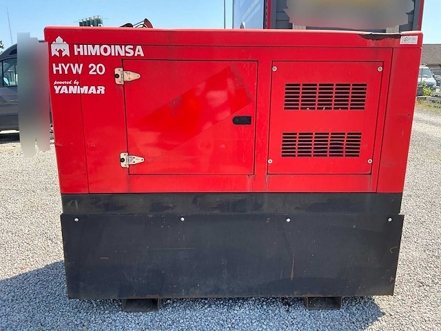 2011 himoinsa hyw 20 stroomgenerator 20kva- geluidgedempt - diesel - afbeelding 15 van  19