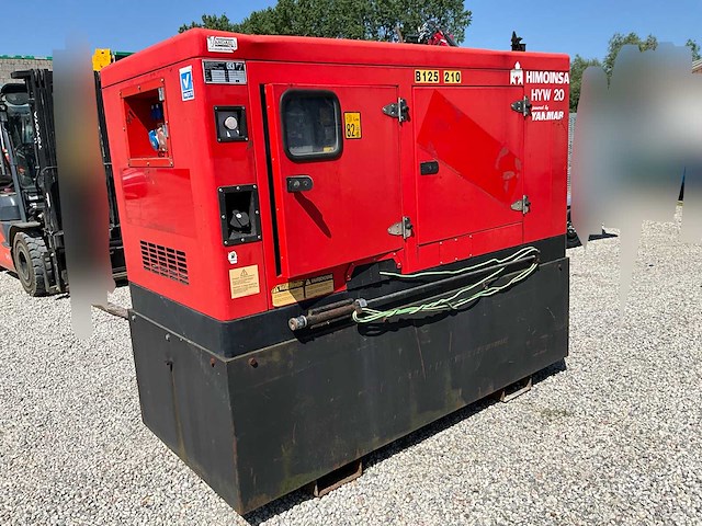 2011 himoinsa hyw 20 stroomgenerator 20kva- geluidgedempt - diesel - afbeelding 18 van  19