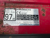 2011 honda em5500cxs noodstroomaggregaat - afbeelding 4 van  4