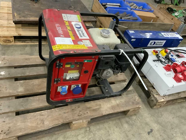 2011 honda g5000h 4,1 kva benzine aggregaat - afbeelding 5 van  12