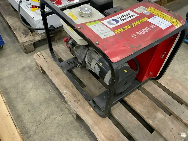 2011 honda g5000h 4,1 kva benzine aggregaat - afbeelding 10 van  12