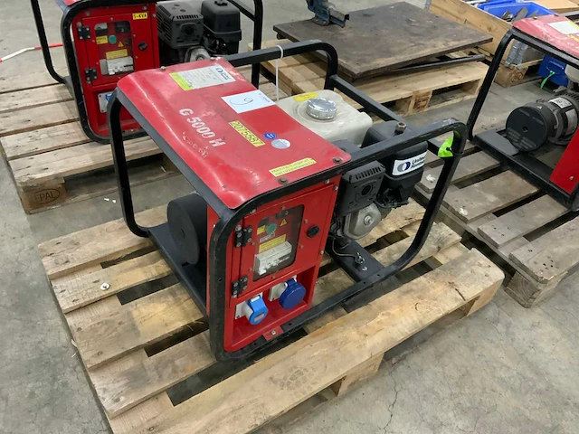 2011 honda g5000h 4,1 kva benzine aggregaat - afbeelding 1 van  8