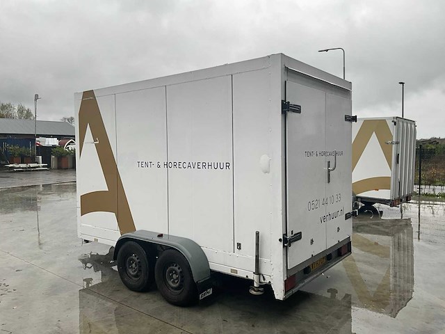 2011 humbaur hk1300 koel aanhangwagen - afbeelding 3 van  4