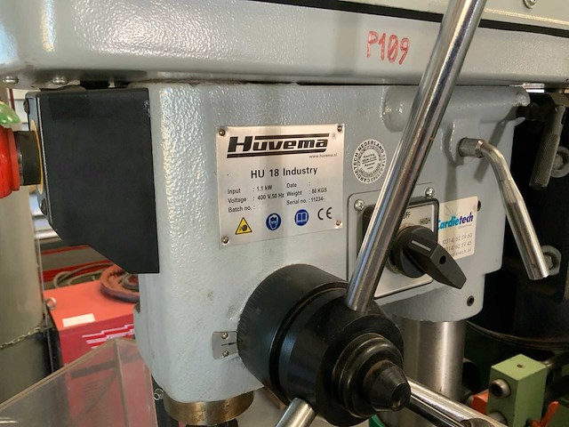 2011 huvema hu 18 industrie tafelboormachine - afbeelding 4 van  7
