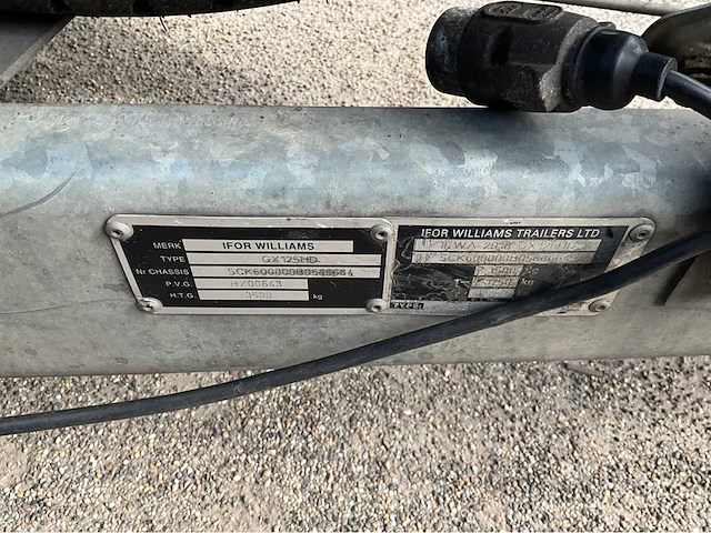 2011 ifor williams trailers aanhangwagen - afbeelding 4 van  4