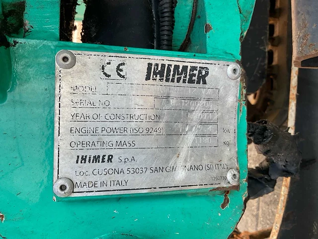2011 ihimer 12 vxe minigraafmachine - afbeelding 15 van  22