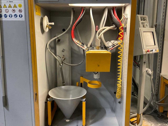 2011 itw gema opticenter / optiflex a3 as05 poedercoat installatie - afbeelding 14 van  44