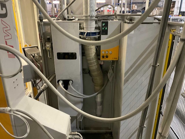 2011 itw gema opticenter / optiflex a3 as05 poedercoat installatie - afbeelding 1 van  2