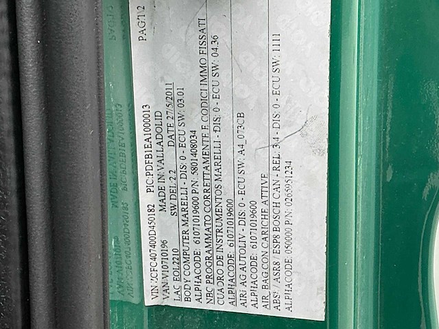 2011 iveco 40c11 bakwagen met gesloten opbouw - afbeelding 20 van  27