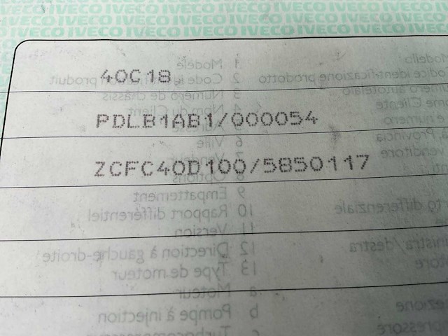 2011 iveco daily 40c18 300 bedrijfswagen n1 - afbeelding 15 van  16