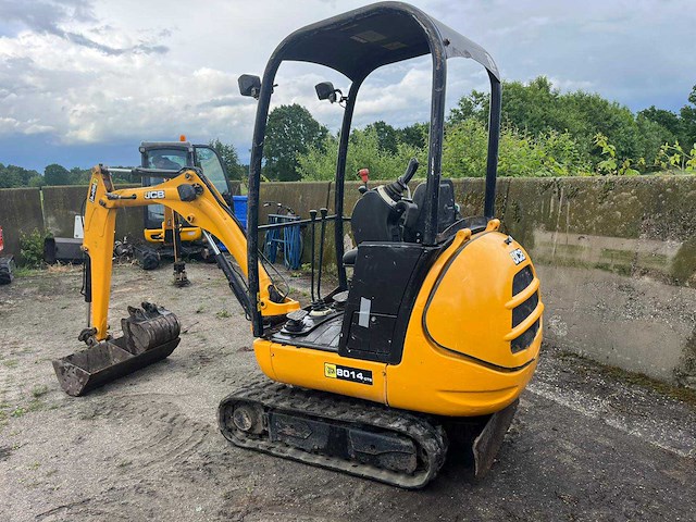2011 jcb 8014 minigraafmachine - afbeelding 1 van  1