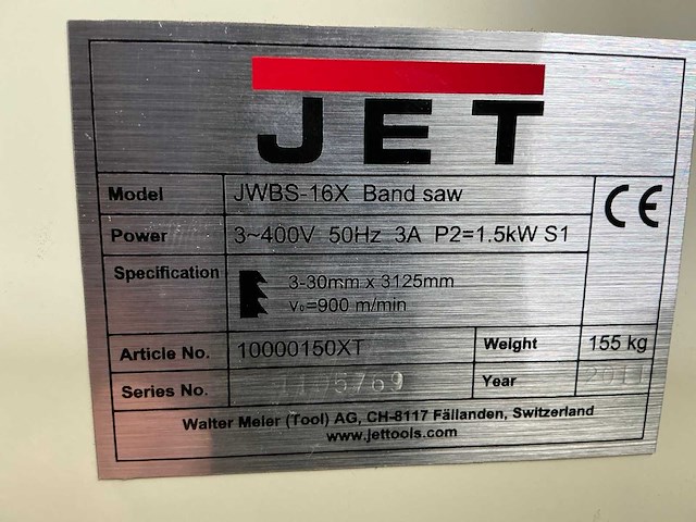 2011 jet lintzaagmachine - afbeelding 3 van  11