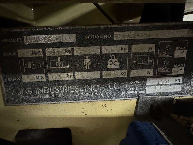 2011 jlg 1930es hoogwerker - afbeelding 2 van  8