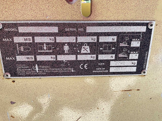 2011 jlg 2646 es hoogwerker - afbeelding 6 van  9