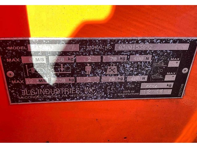 2011 jlg e450aj hoogwerker - afbeelding 17 van  24