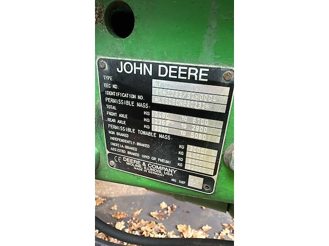 2011 john deere 5080m vierwielaangedreven landbouwtractor - afbeelding 9 van  9