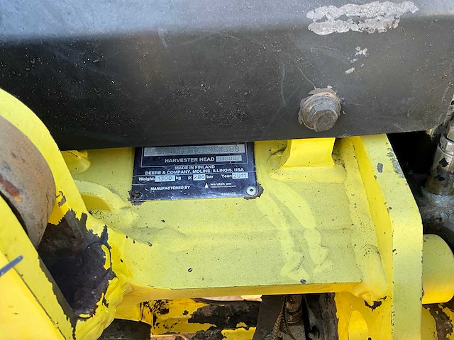 2011 john deere h480c harvester kop - afbeelding 16 van  16