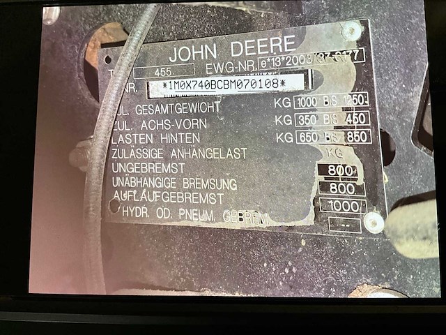 2011 john deere x740 ultimate zitmaaier - afbeelding 31 van  37