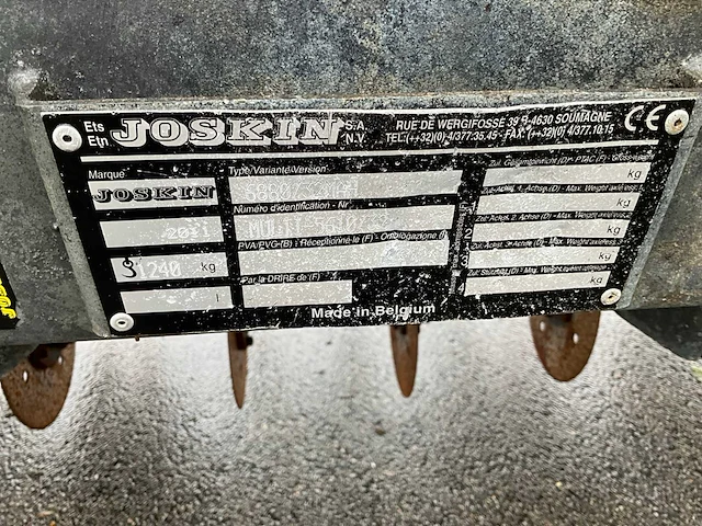 2011 joskin 6880/32mah zodebemester - afbeelding 9 van  12