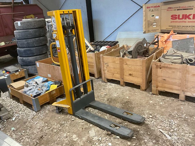 2011 jungheinrich sdj1025 hand hydraulische palletwagen - afbeelding 1 van  5