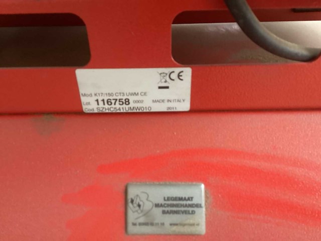 2011 k17/150 zuigercompressor - afbeelding 7 van  8