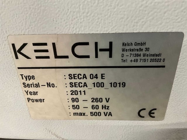2011 kelch seca04e gereedschap precisie meetmachine - afbeelding 3 van  11