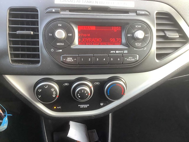 2011 kia picanto 1.0 cvvt airco personenauto - afbeelding 2 van  7