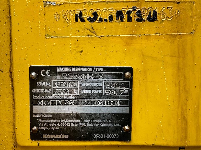 2011 komatsu pc88mr-8 midigraafmachine - afbeelding 14 van  39