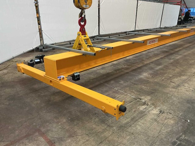 2011 konecranes 1.000 kg x 13,80 m bovenloopkraan - afbeelding 1 van  15