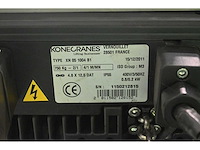 2011 konecranes 750kg kolomzwenkkraan - afbeelding 6 van  8