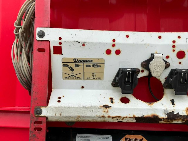 2011 krone sd oplegger - afbeelding 11 van  28