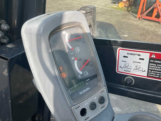 2011 kubota kx016-4 minigraafmachine - afbeelding 9 van  23