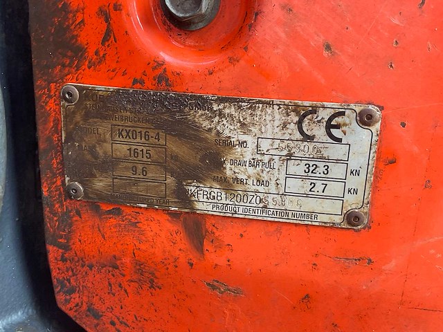2011 kubota kx016-4 minigraafmachine - afbeelding 16 van  23
