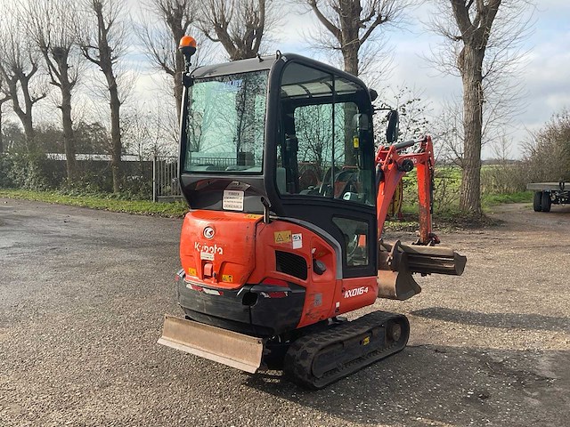 2011 kubota kx016-4 minigraafmachine - afbeelding 17 van  23