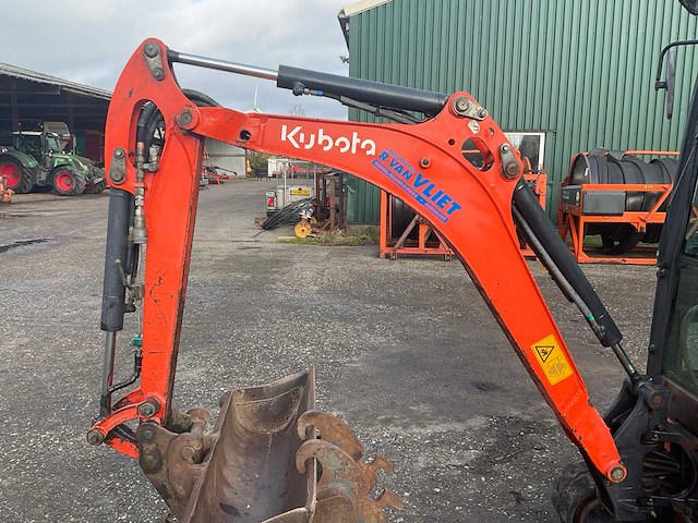 2011 kubota kx016-4 minigraafmachine - afbeelding 21 van  23