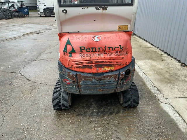 2011 kubota kx41-3v minigraver – 1.720 kg – 1.000 mm bak - afbeelding 26 van  31