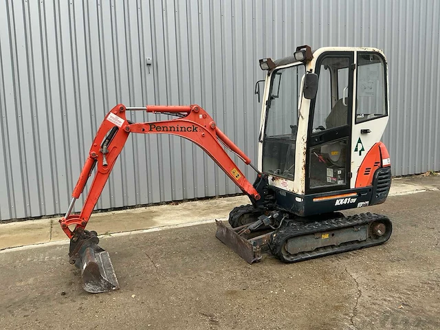 2011 kubota kx41-3v minigraver – 1.720 kg – 1.000 mm bak - afbeelding 1 van  31