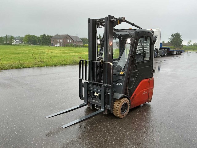 2011 linde e16c vorkheftruck - afbeelding 1 van  10