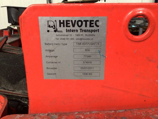 2011 linde e30-03/600 vorkheftruck - afbeelding 10 van  19