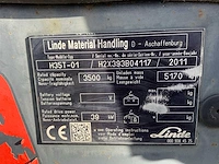 2011 linde h35t-01 vorkheftruck - afbeelding 20 van  27