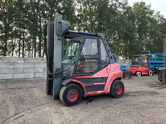 2011 linde h60t-01 vorkheftruck - afbeelding 1 van  37