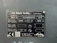 2011 linde h60t-01 vorkheftruck - afbeelding 31 van  37