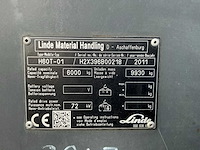 2011 linde h60t-01 vorkheftruck - afbeelding 31 van  37