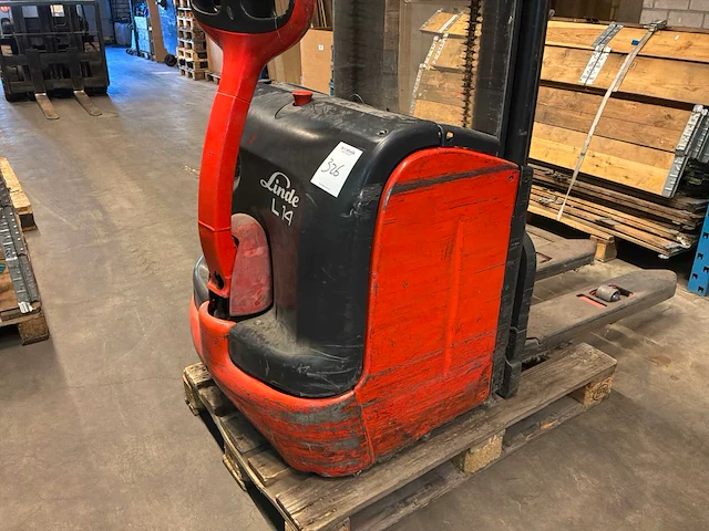 2011 linde l14 elektrische palletwagen - afbeelding 4 van  13