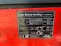 2011 linde l16 duostacker stapelaar - afbeelding 2 van  10